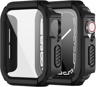 ETUI APPLE IWATCH SERII 6/5/4/SE 44mm CZARNE OCHRONA EKRANU WYTRZYMAŁE