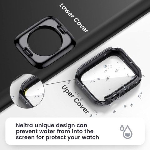 ETUI APPLE IWATCH SERII 7/8/9 45mm CZARNE OCHRONA EKRANU WYTZRYMAŁE ETUI APPLE IWATCH SERII 7/8/9 45mm CZARNE OCHRONA EKRANU WYTZRYMAŁE