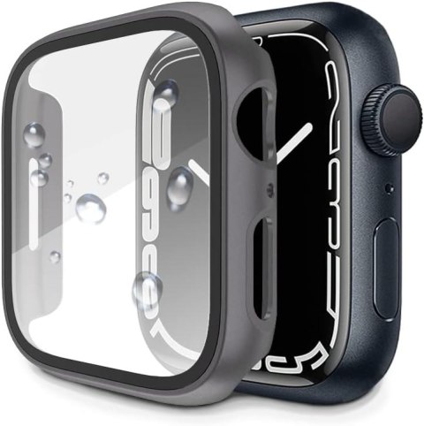 ETUI APPLE IWATCH SERII 9/8/7 41mm GRAFITOWE OCHRONA EKRANU SOLIDNE WYTRZYMAŁE