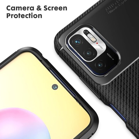 ETUI XIAOMI REDMI NOTE 10 5G/ POCO M3 PRO 5G CZARNE PLECKI +3x SZKŁO ETUI XIAOMI REDMI NOTE 10 5G/ POCO M3 PRO 5G CZARNE PLECKI +3x SZKŁO