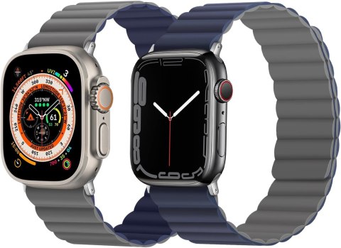 PASEK DO APPLE WATCH 1/2/3/4/5/6/7/8/9/10/SE 42/44/45 NIEBIESKO-SZARY +ETUI PASEK DO APPLE WATCH 1/2/3/4/5/6/7/8/9/10/SE 42/44/45 NIEBIESKO-SZARY +ETUI