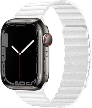 PASEK DO ZEGARKA APPLE WATCH 1/2/3/4/5/6/7/8/9/SE 38/40/41mm BIAŁY