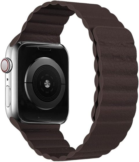 PASEK DO ZEGARKA APPLE WATCH 1/2/3/4/5/6/7/8/9/SE 38/40/41mm BRĄZOWY PASEK DO ZEGARKA APPLE WATCH 1/2/3/4/5/6/7/8/9/SE 38/40/41mm BRĄZOWY