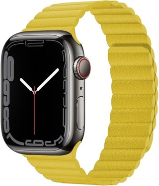 PASEK DO ZEGARKA APPLE WATCH 1/2/3/4/5/6/7/8/9/SE 38/40/41mm ŻÓŁTY