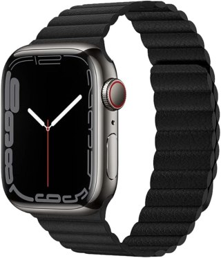 PASEK DO ZEGARKA APPLE WATCH 1/2/3/4/5/6/7/8/9/SE 42/44/45mm CZARNY