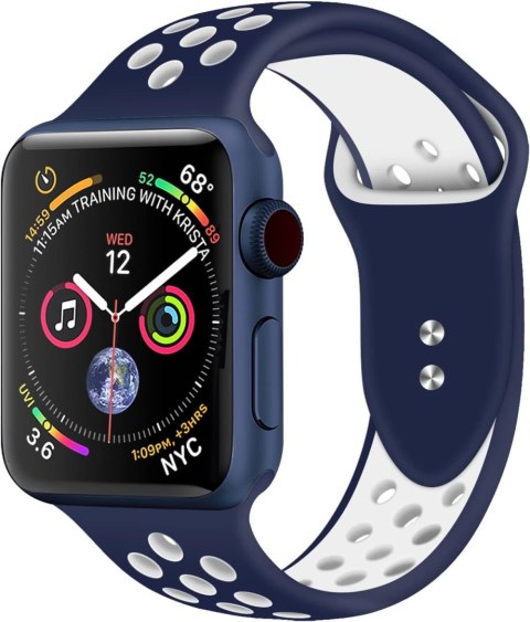 PASEK DO ZEGARKA APPLE WATCH 1/2/3/4/5/6/7/8/9/SE 42/44/45mm NIEBIESKI M/L PASEK DO ZEGARKA APPLE WATCH 1/2/3/4/5/6/7/8/9/SE 42/44/45mm NIEBIESKI M/L