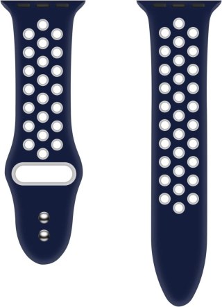 PASEK DO ZEGARKA APPLE WATCH 1/2/3/4/5/6/7/8/9/SE 42/44/45mm NIEBIESKI M/L