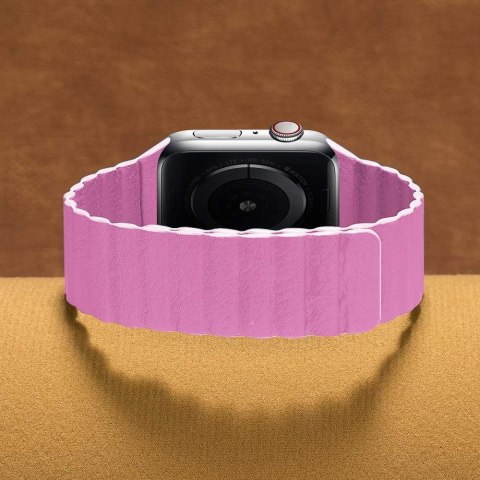 PASEK DO ZEGARKA APPLE WATCH 1/2/3/4/5/6/7/8/9/SE 42/44/45mm RÓŻOWY