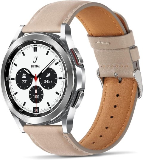 PASEK DO ZEGARKA BEŻOWY SKÓRA NATURALNA UNIWERSALNY 20mm SAMSUNG GARMIN PASEK DO ZEGARKA BEŻOWY SKÓRA NATURALNA UNIWERSALNY 20mm SAMSUNG GARMIN