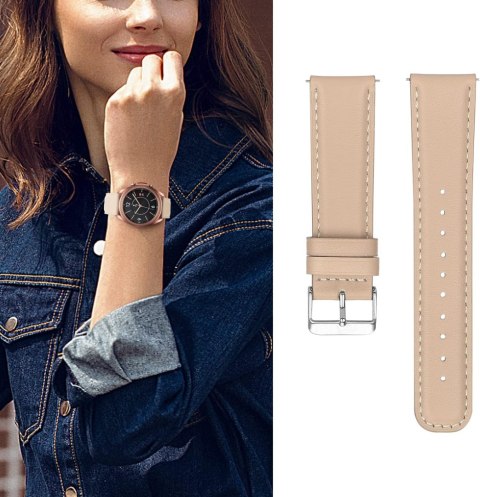 PASEK DO ZEGARKA BEŻOWY SKÓRA NATURALNA UNIWERSALNY 20mm SAMSUNG GARMIN PASEK DO ZEGARKA BEŻOWY SKÓRA NATURALNA UNIWERSALNY 20mm SAMSUNG GARMIN