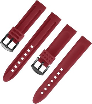 PASEK DO ZEGARKA BORDOWY SILIKON UNIWERSALNY WODOODPORNY 22mm
