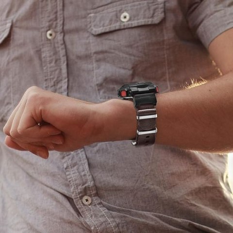 PASEK DO ZEGARKA Casio GShock G-8900 GA-100HP GD-100H BRĄZOWY NYLON PASEK DO ZEGARKA Casio GShock G-8900 GA-100HP GD-100H BRĄZOWY NYLON