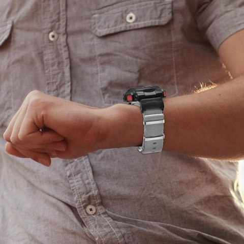 PASEK DO ZEGARKA Casio GShock G-8900 GA-100HP GD-100H SZARY NYLON PASEK DO ZEGARKA Casio GShock G-8900 GA-100HP GD-100H SZARY NYLON