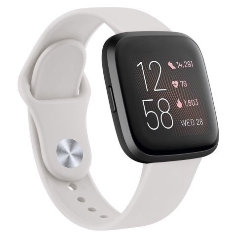 PASEK DO ZEGARKA Fitbit Versa/Versa 2/LITE/SE SZARY SILIKONOWY WODOODPORNY PASEK DO ZEGARKA Fitbit Versa/Versa 2/LITE/SE SZARY SILIKONOWY WODOODPORNY