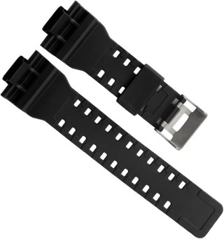 PASEK DO ZEGARKA G-Shock GD120/GA-100/GA-110/GA-100C CZARNY SREBRNA KLAMRA