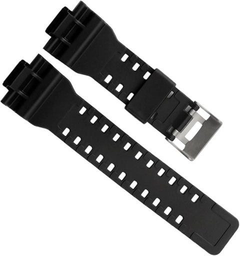 PASEK DO ZEGARKA G-Shock GD120/GA-100/GA-110/GA-100C CZARNY SREBRNA KLAMRA