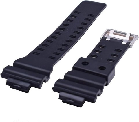 PASEK DO ZEGARKA G-Shock GD120/GA-100/GA-110/GA-100C CZARNY SREBRNA KLAMRA