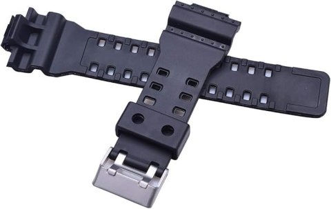PASEK DO ZEGARKA G-Shock GD120/GA-100/GA-110/GA-100C CZARNY SREBRNA KLAMRA