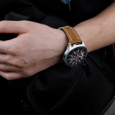 PASEK DO ZEGARKA JASNY BRĄZOWY SKÓRA CIELĘCA UNIWERSALNY ELEGANCKI 22mm PASEK DO ZEGARKA JASNY BRĄZOWY SKÓRA CIELĘCA UNIWERSALNY ELEGANCKI 22mm
