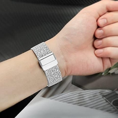 PASEK DO ZEGARKA SREBRNY UNIWERSALNY STAL NIERDZEWNA ELEGANCKI 20mm PASEK DO ZEGARKA SREBRNY UNIWERSALNY STAL NIERDZEWNA ELEGANCKI 20mm