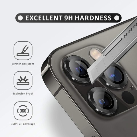 SZKŁO OCHRONNE NA APARAT APPLE IPHONE 12 PRO CZARNA OBWÓDKA WYSOKA OCHRONA SZKŁO OCHRONNE NA APARAT APPLE IPHONE 12 PRO CZARNA OBWÓDKA WYSOKA OCHRONA