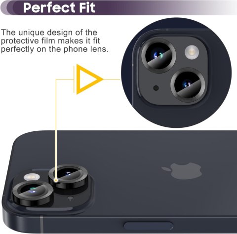 SZKŁO OCHRONNE NA APARAT APPLE IPHONE 14 CZARNE WYSOKA OCHRONA SZKŁO OCHRONNE NA APARAT APPLE IPHONE 14 CZARNE WYSOKA OCHRONA