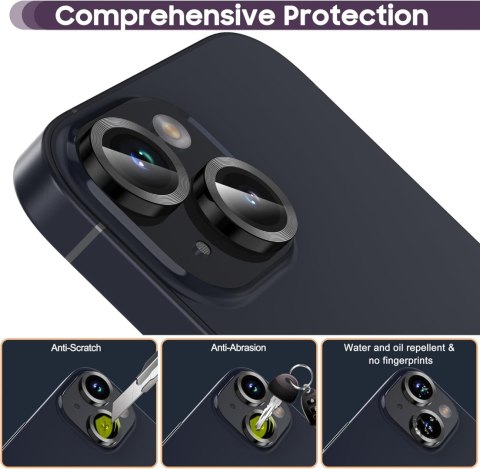 SZKŁO OCHRONNE NA APARAT APPLE IPHONE 14 CZARNE WYSOKA OCHRONA SZKŁO OCHRONNE NA APARAT APPLE IPHONE 14 CZARNE WYSOKA OCHRONA