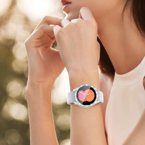 2x ETUI SAMSUNG GALAXY WATCH 5/4 40mm SRERBNE I ZŁOTE BŁYSZCZĄCE 2x SZKŁO 2x ETUI SAMSUNG GALAXY WATCH 5/4 40mm SRERBNE I ZŁOTE BŁYSZCZĄCE 2x SZKŁO
