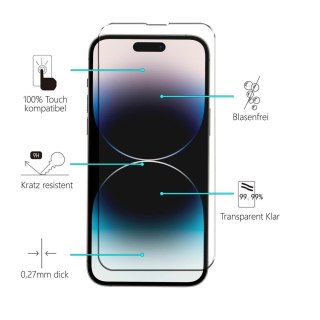 2x SZKŁO HARTOWANE APPLE IPHONE 14 PRO WYSOKA OCHRONA +2x SZKŁO NA APARAT