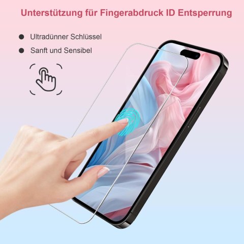 2X SZKŁO HARTOWANE APPLE IPHONE 15 PRO WYSOKA OCHRONA ŁATWY MONTAŻ SOLIDNE 2X SZKŁO HARTOWANE APPLE IPHONE 15 PRO WYSOKA OCHRONA ŁATWY MONTAŻ SOLIDNE