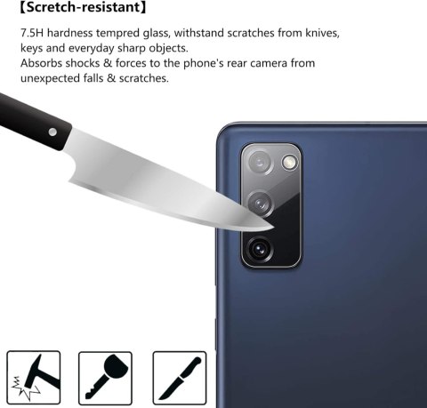3x SZKŁO HARTOWANE SAMSUNG GALAXY S20 FE NA APARAT OCHRONA WYTRZYMAŁE 3x SZKŁO HARTOWANE SAMSUNG GALAXY S20 FE NA APARAT OCHRONA WYTRZYMAŁE