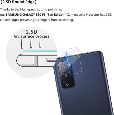 3x SZKŁO HARTOWANE SAMSUNG GALAXY S20 FE NA APARAT OCHRONA WYTRZYMAŁE 3x SZKŁO HARTOWANE SAMSUNG GALAXY S20 FE NA APARAT OCHRONA WYTRZYMAŁE