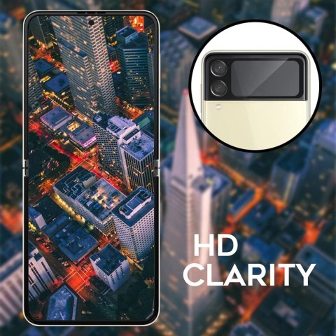 3x SZKŁO HARTOWANE SAMSUNG GALAXY Z FLIP3 NA TYLNY EKRAN I APARAT SOLIDNE