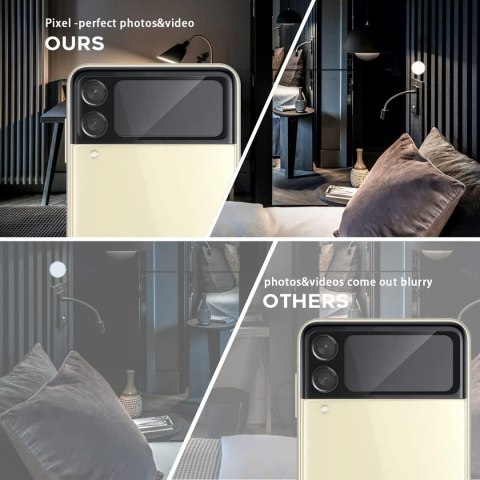 3x SZKŁO HARTOWANE SAMSUNG GALAXY Z FLIP3 NA TYLNY EKRAN I APARAT SOLIDNE
