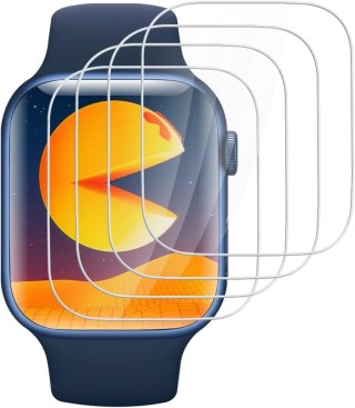 4x FOLIA OCHRONNA APPLE WATCH SERII 7 41MM WYSOKA OCHRONA WYTRZYMAŁE