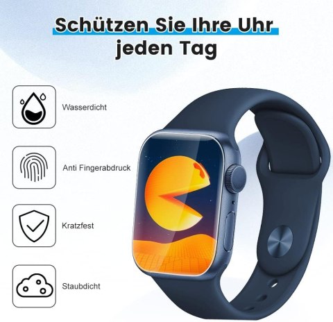 4x FOLIA OCHRONNA APPLE WATCH SERII 7 41MM WYSOKA OCHRONA WYTRZYMAŁE 4x FOLIA OCHRONNA APPLE WATCH SERII 7 41MM WYSOKA OCHRONA WYTRZYMAŁE