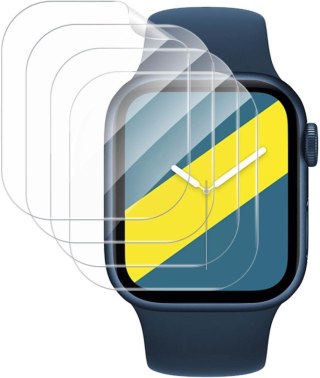 4x FOLIA OCHRONNA APPLE WATCH SERII 7 / 8 41MM WYSOKA OCHRONA WYTRZYMAŁA
