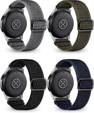 4xPASEK DO ZEGARKA NYLON Samsung Galaxy Watch 3 45/46/S3 Frontier 22mm