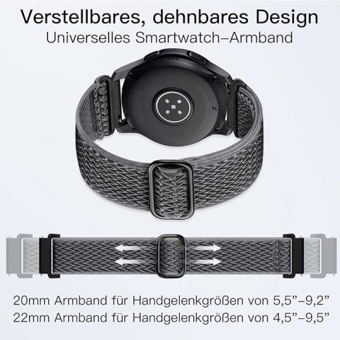 4xPASEK DO ZEGARKA NYLON Samsung Galaxy Watch 3 45/46/S3 Frontier 22mm 4xPASEK DO ZEGARKA NYLON Samsung Galaxy Watch 3 45/46/S3 Frontier 22mm