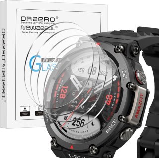 4x SZKŁO HARTOWANE AMAZFIT T-REX 2 WYSOKA OCHRONA WYTRZYMAŁE SOLIDNE
