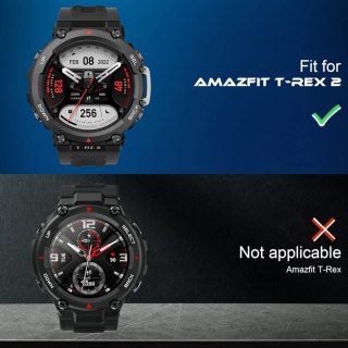 4x SZKŁO HARTOWANE AMAZFIT T-REX 2 WYSOKA OCHRONA WYTRZYMAŁE SOLIDNE