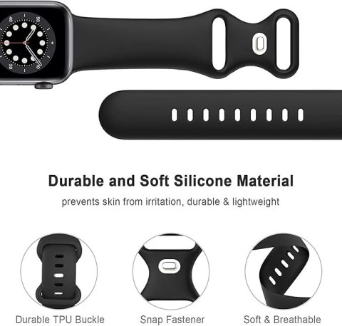 5x PASEK DO ZEGARKA APPLE WATCH 1/2/3/4/5/6/7/8/9/SE 38/40/41mm MIX SILIKON 5x PASEK DO ZEGARKA APPLE WATCH 1/2/3/4/5/6/7/8/9/SE 38/40/41mm MIX SILIKON