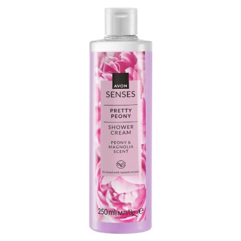AVON KREMOWY ŻEL POD PRYSZNIC PRETTY PEONY PIWONIA MAGNOLIA PIŻMO 250ml AVON KREMOWY ŻEL POD PRYSZNIC PRETTY PEONY PIWONIA MAGNOLIA PIŻMO 250ml
