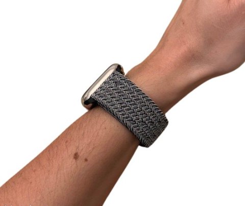 BRANSOLETA DO APPLE WATCH 42/44/45mm 1/2/3/4/5/6/7/8/9/10/SE CZARNO-BIAŁA BRANSOLETA DO APPLE WATCH 42/44/45mm 1/2/3/4/5/6/7/8/9/10/SE CZARNO-BIAŁA