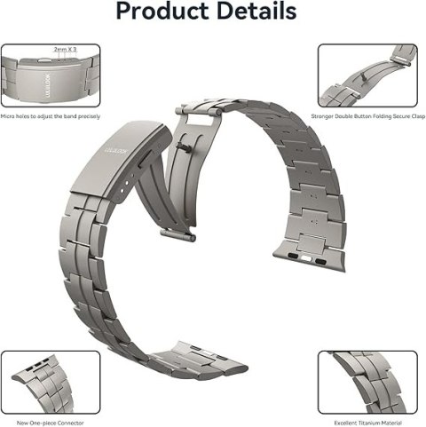 BRANSOLETA DO ZEGARKA APPLE WATCH ULTRA/ULTRA 2 44/45/46/49mm CZARNA BRANSOLETA DO ZEGARKA APPLE WATCH ULTRA/ULTRA 2 44/45/46/49mm CZARNA