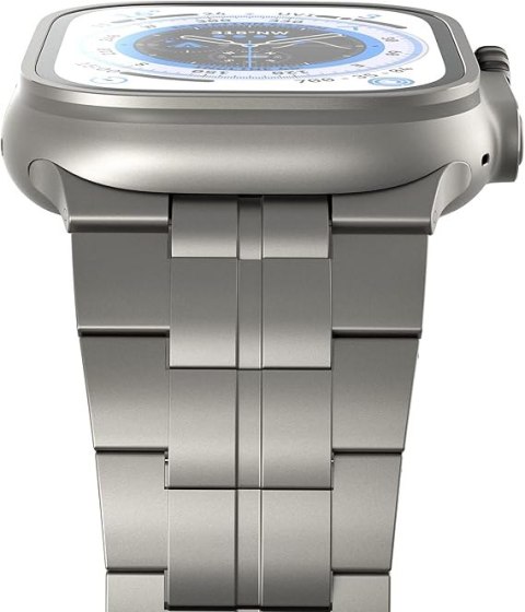 BRANSOLETA DO ZEGARKA APPLE WATCH ULTRA/ULTRA 2 44/45/46/49mm SREBRNA BRANSOLETA DO ZEGARKA APPLE WATCH ULTRA/ULTRA 2 44/45/46/49mm SREBRNA