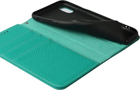 ETUI APPLE IPHONE 13 MINI ZIELONE IMITACJA SKÓRY ZAMYKANE Z KLAPKĄ OCHRONNE ETUI APPLE IPHONE 13 MINI ZIELONE IMITACJA SKÓRY ZAMYKANE Z KLAPKĄ OCHRONNE
