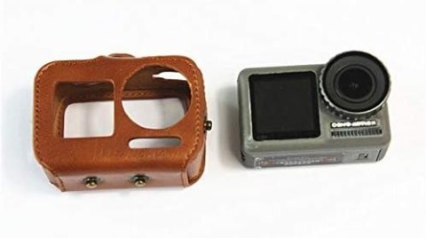ETUI DO DJI Osmo BRĄZOWE SKÓRA PU +REGULOWANY PASEK NA SZYJĘ CASE OCHRONNY ETUI DO DJI Osmo BRĄZOWE SKÓRA PU +REGULOWANY PASEK NA SZYJĘ CASE OCHRONNY