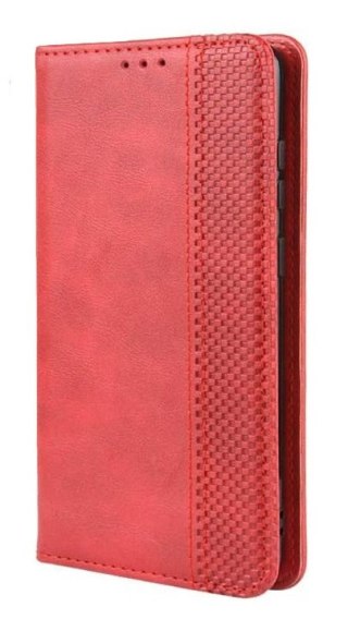 ETUI HUAWEI P40 LITE CZERWONE ZAMYKANE Z KLAPKĄ OCHRONNE SOLIDNE