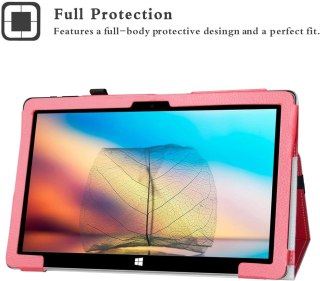 ETUI JUMPER EZPAD 6 PRO CZERWONE ZAMYKANE Z KLAPKĄ OCHRONNE WYTRZYMAŁE